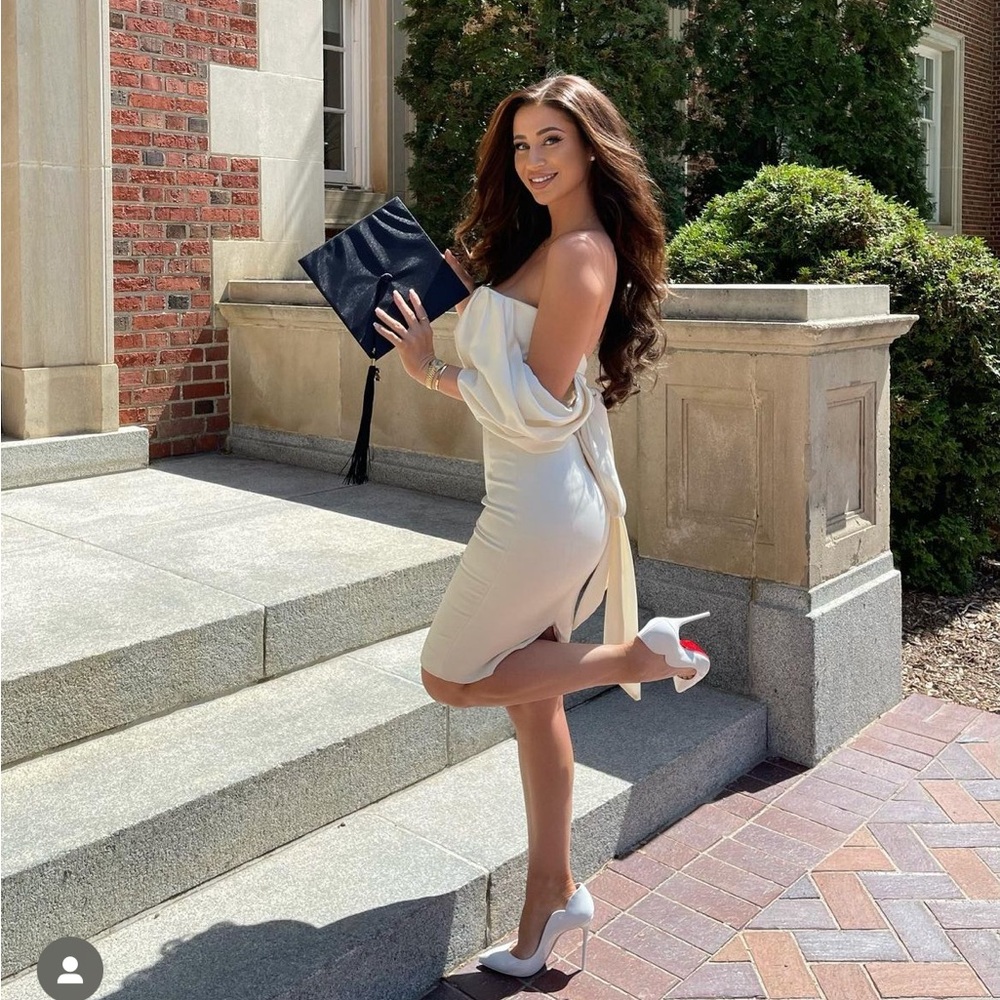 House of CB Aisha dress in Ivory